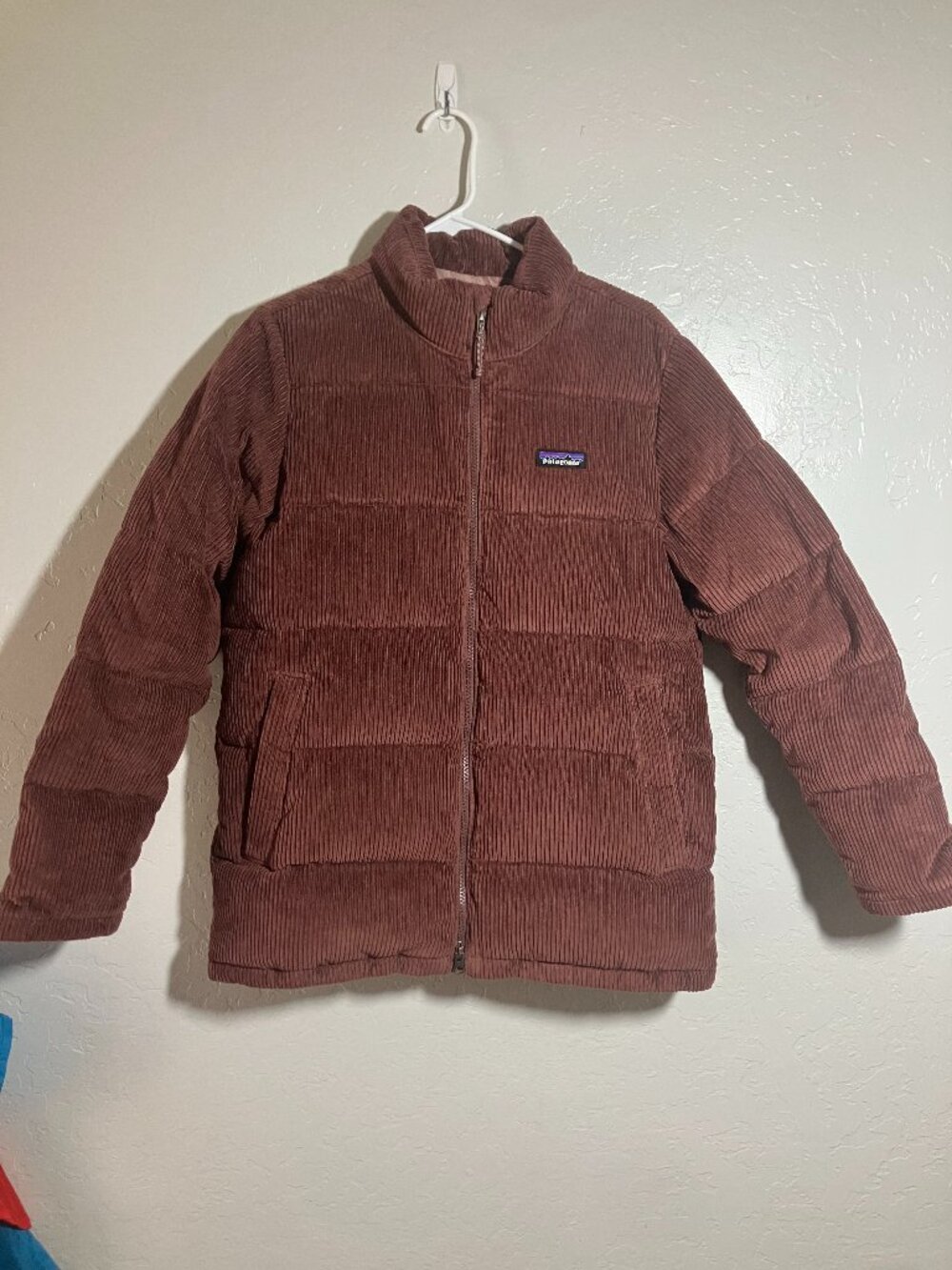 Patagonia Womens Cord Fjord Coat in Dusty Mauve size M, excellent condition